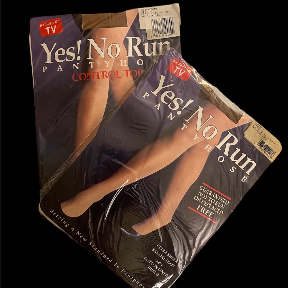 🌸 YES! NO RUN PANTYHOSE